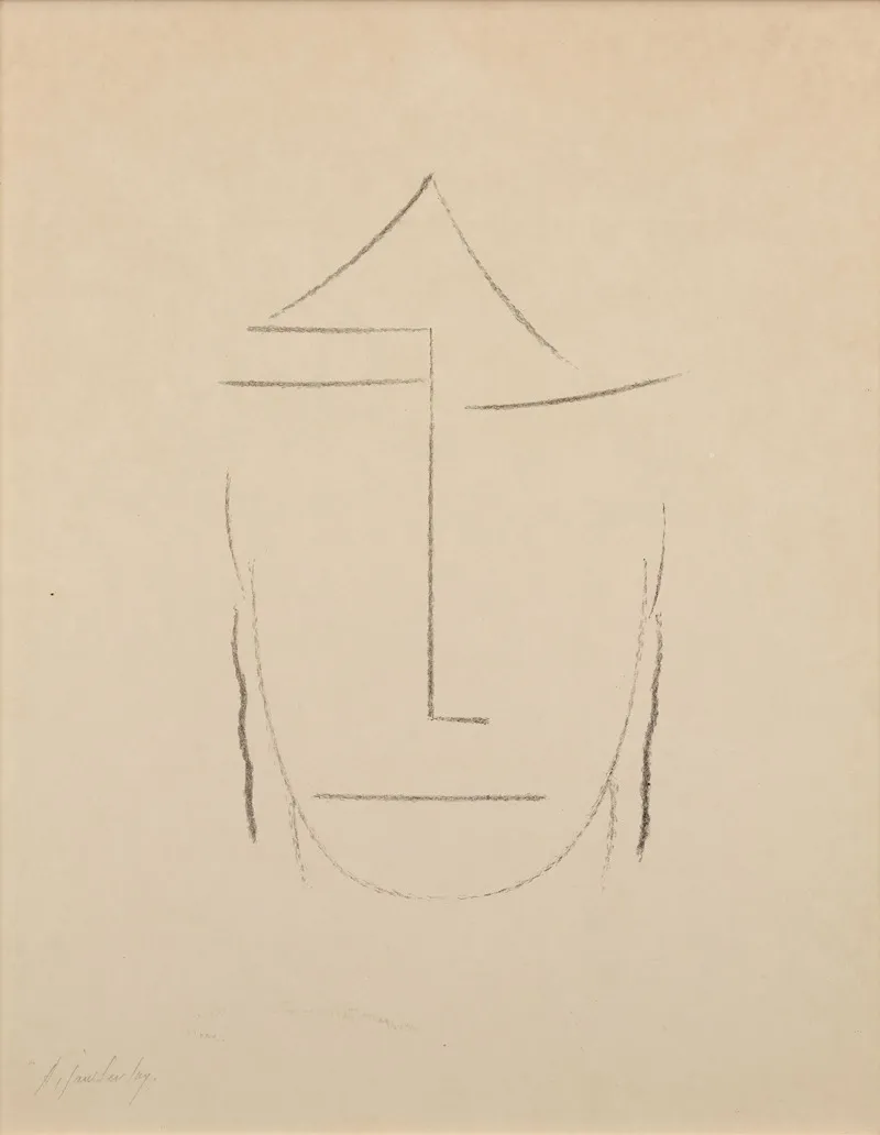 Kopf I by Alexej von Jawlensky - Canvas Print