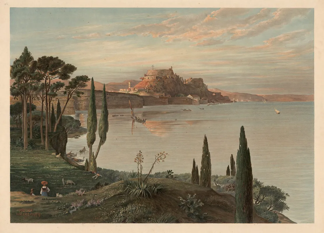Korfu by Müller Wachsmuth - Canvas Print