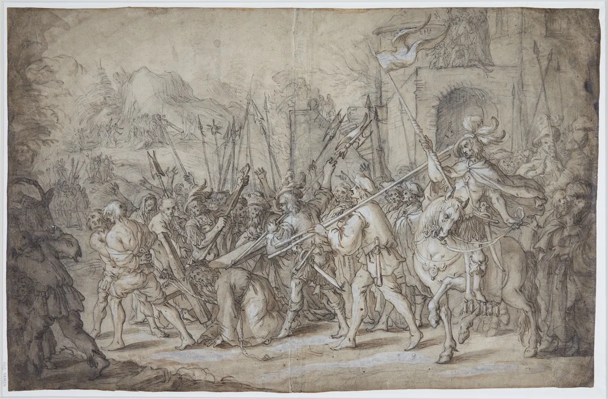 Korstog by Gerard van Honthorst - Canvas Print