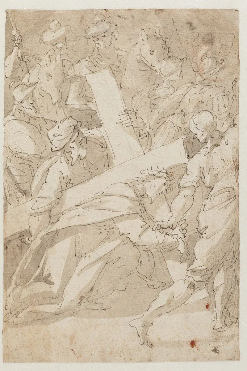 Korsvandringen by Giovanni Mauro della Rovere - Canvas Print