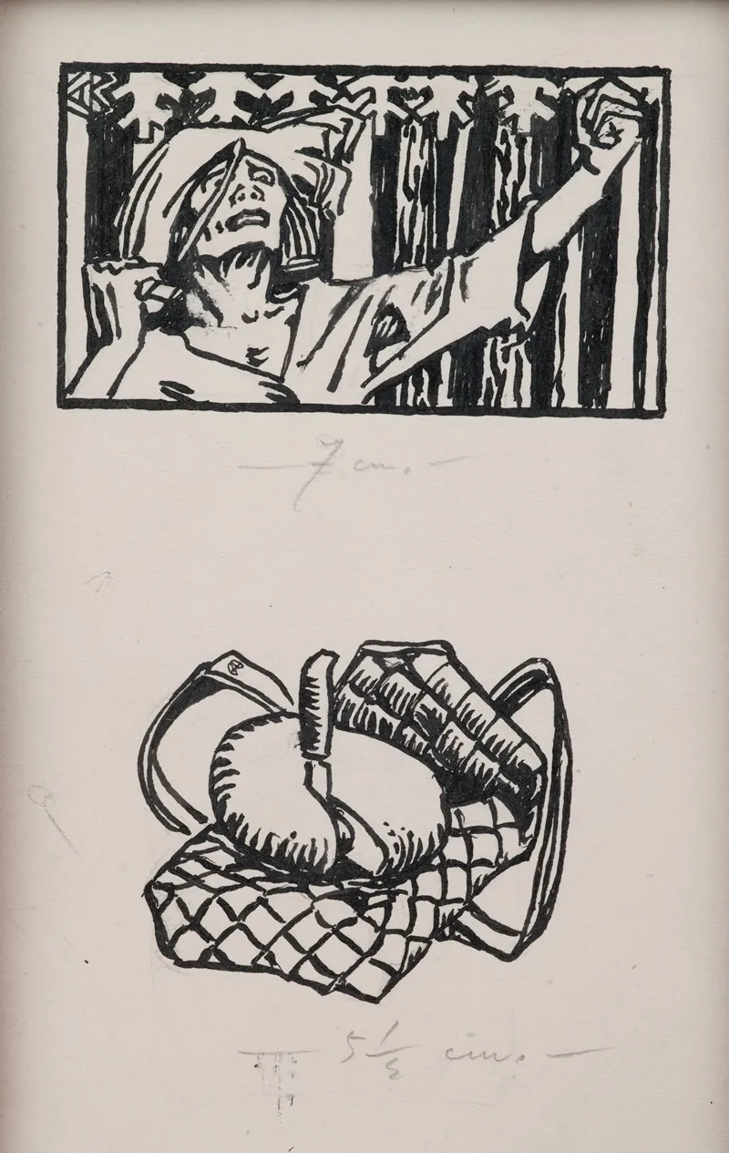 Koru Kalevala The Illustrated Kalevala Poem Xxxiii Opening Vignette End Vignette Not Final Version