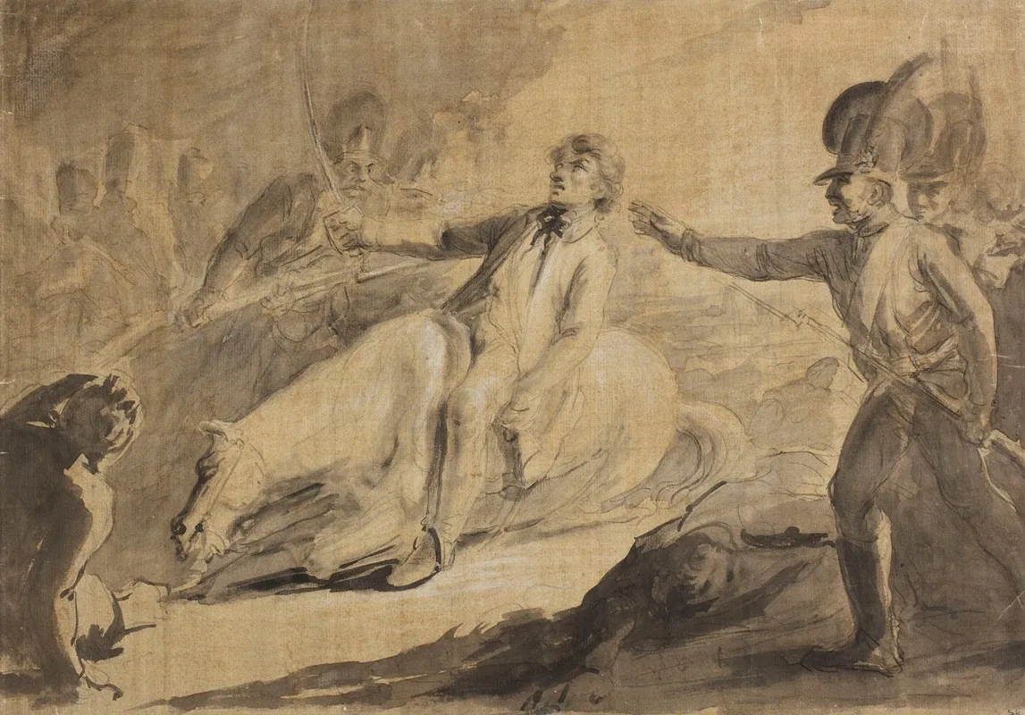 Kosciuszko Wounded In The Battle Of Maciejowice