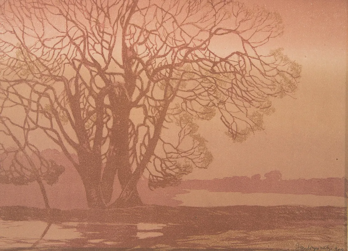 Krajobraz by Jan Wojnarski - Canvas Print