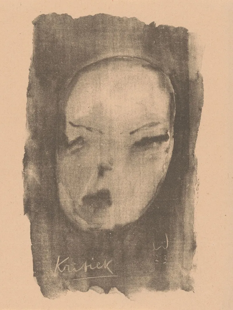 Kritiek by Erich Wichmann - Canvas Print