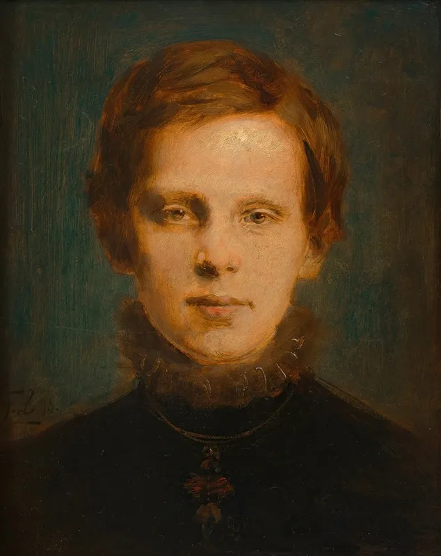 Kronprinz Rudolf by Franz von Lenbach - Canvas Print