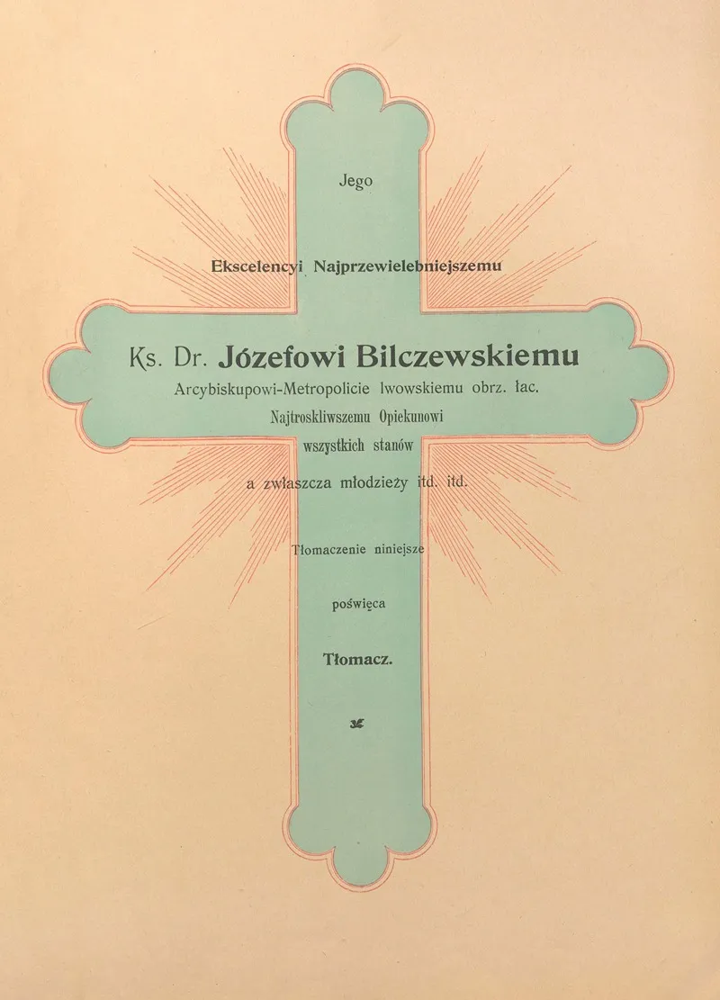 Ks ? ?dr ? ?jozefowi? ?bilczewskiemu