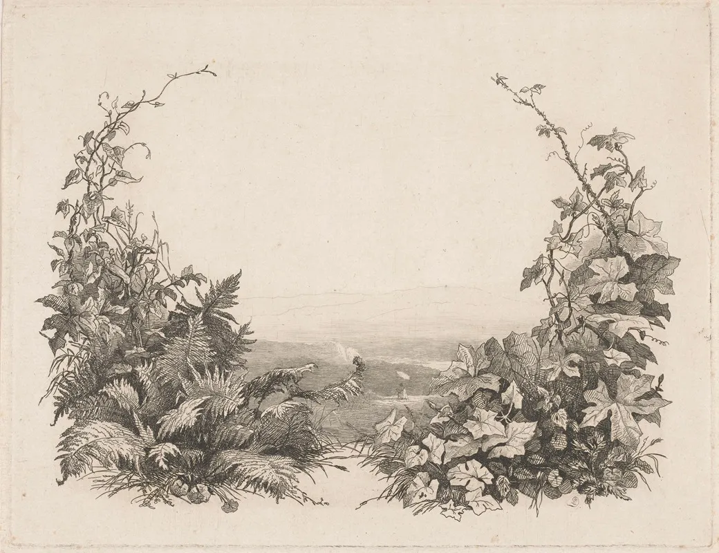 Kunstenaar Aan Het Werk In De Natuur