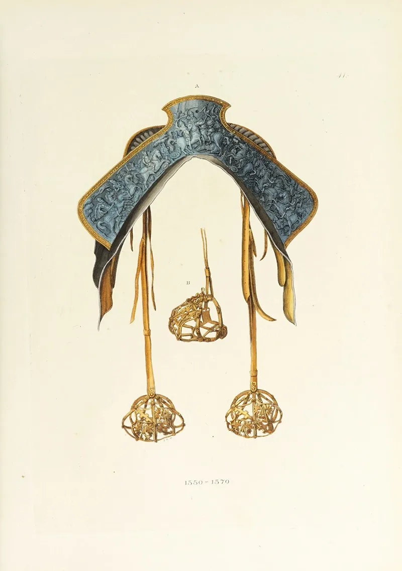 Kunstwerke Und Geräthschaften Des Mittelalters Und Der Renaissance Pl 41 by Carl Becker - Canvas Print