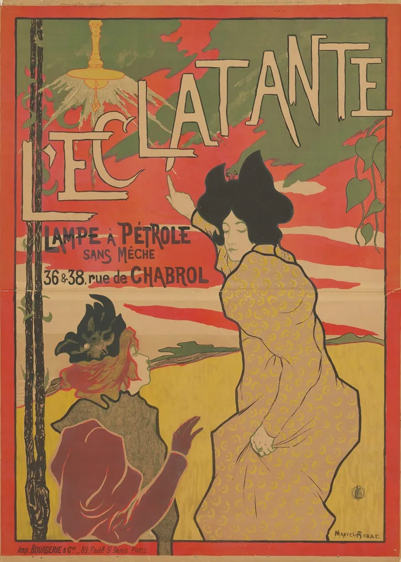 L Eclatante by Manuel Robbe - Canvas Print