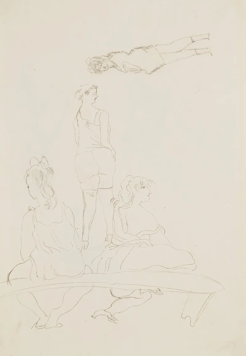 La Banquette by Jules Pascin - Canvas Print