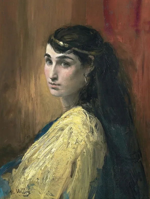 La Belle Orientale by Antoine Vollon - Canvas Print