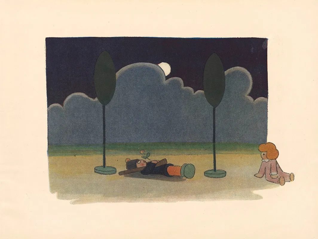 La Boite A Joujoux Ballet Pour Enfants Pl 09 by André Hellé - Canvas Print