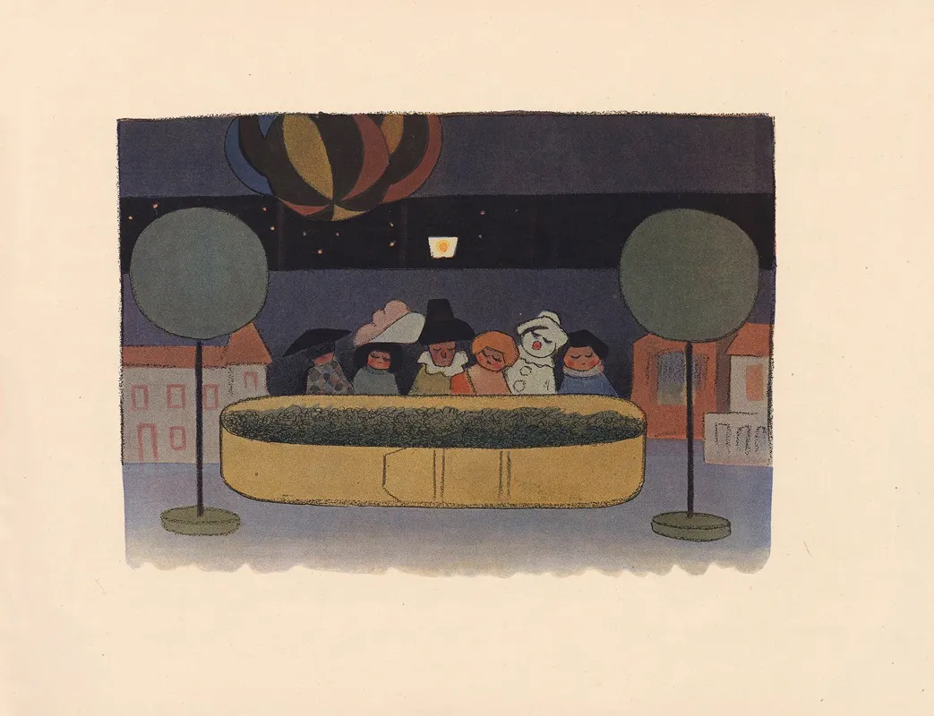 La Boite A Joujoux Ballet Pour Enfants Pl 13 by André Hellé - Canvas Print