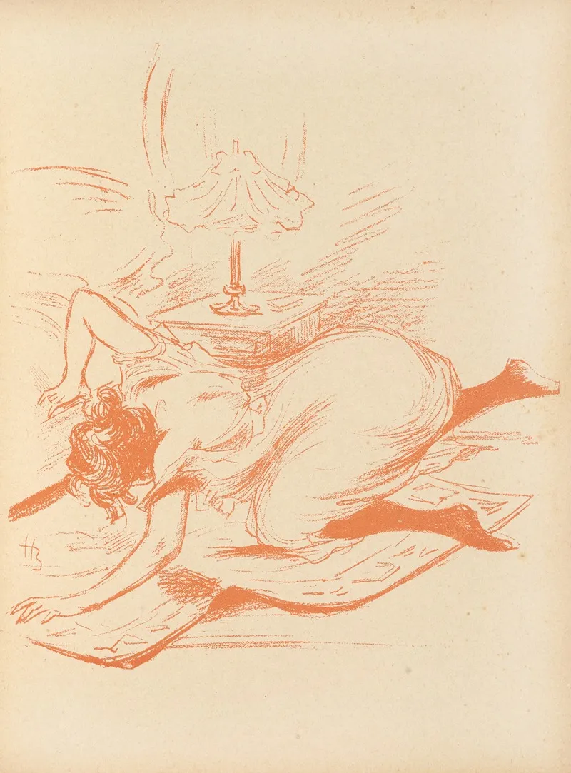 La Boucle Doreille by Henri Boutet - Canvas Print