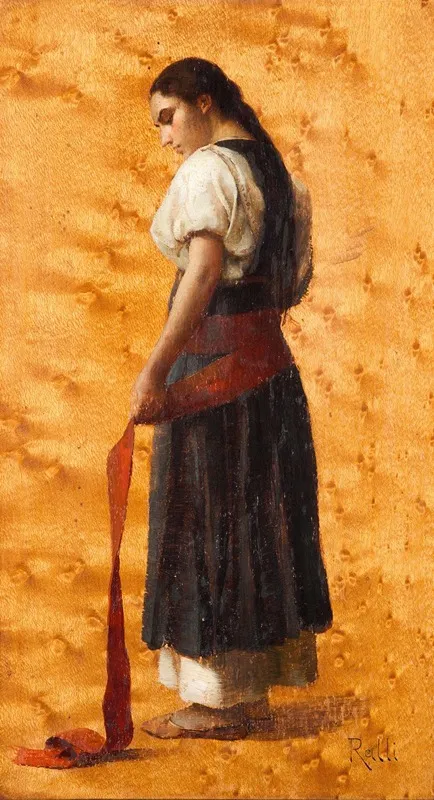 La Ceinture by Theodoros Ralli - Canvas Print