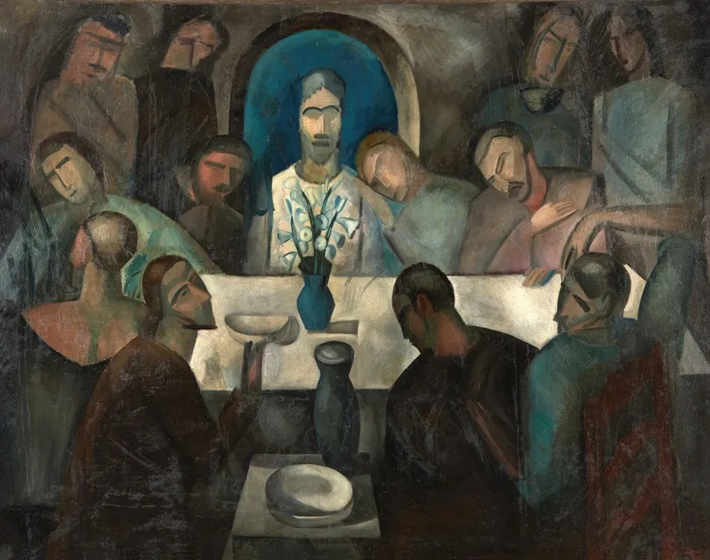 La Cene 4 by André Derain - Canvas Print