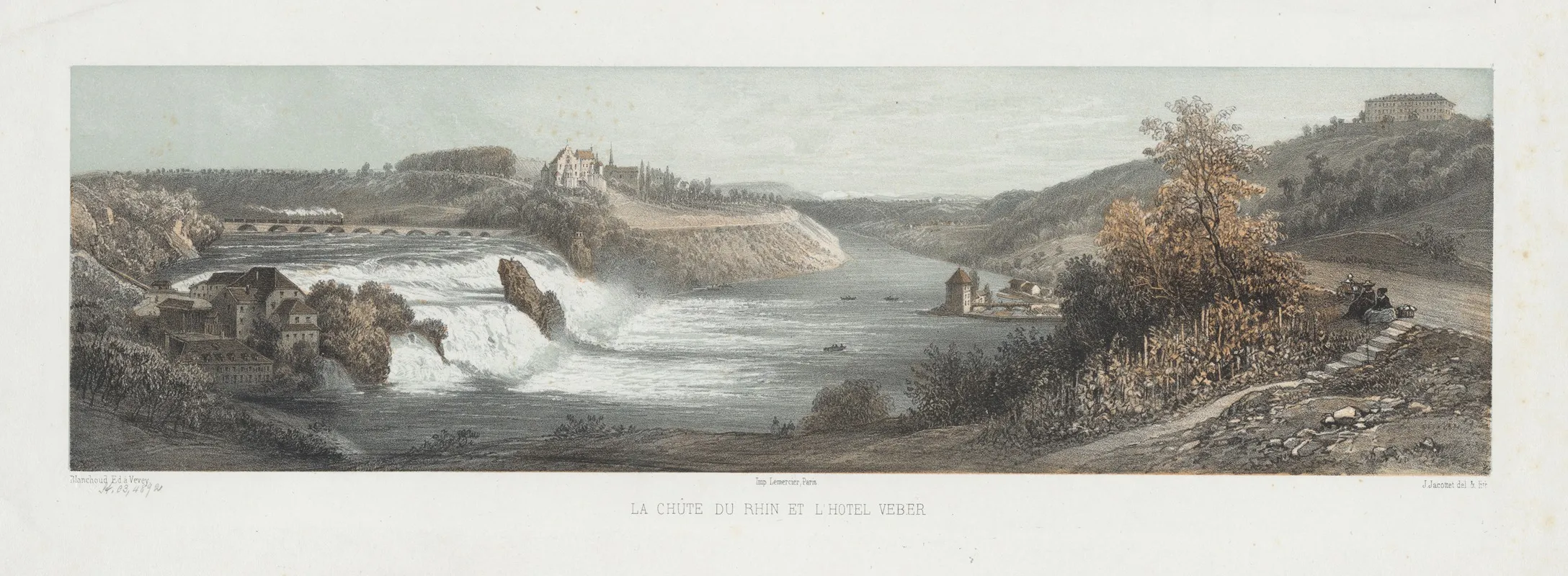 La Chute Du Rhin Et Lhotel Veber
