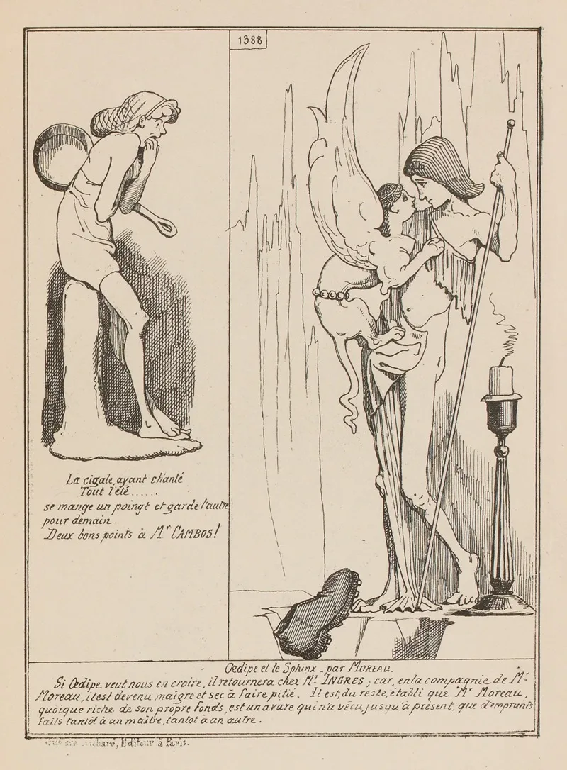 La Cigale Oedipe Et Le Sphinx