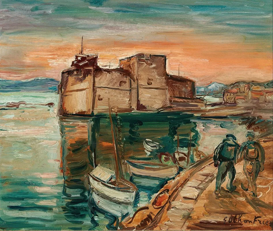 La Cote Dazur by Emile Othon Friesz - Canvas Print