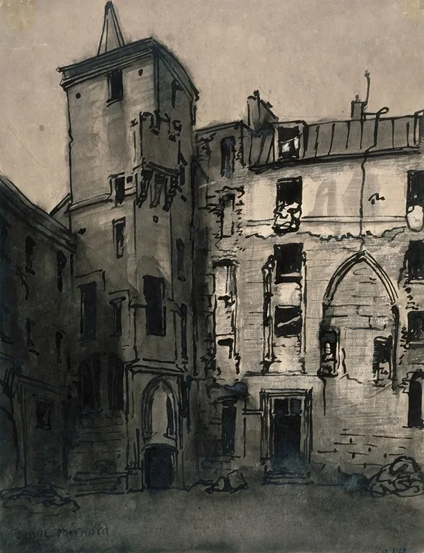 La Cour De Lhotel De Sens