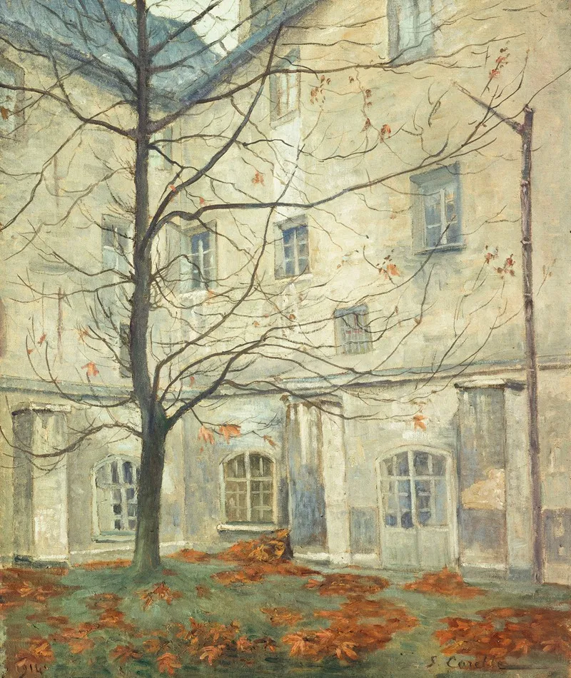 La Cour Lacordaire Au Couvent Des Carmes Rue De Vaugirard