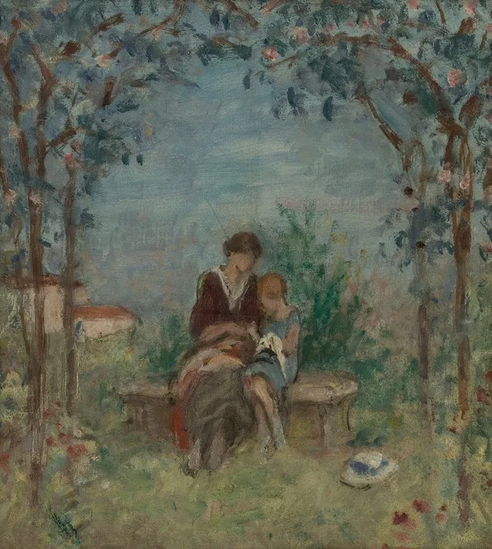 La Couture 2 by Georges d'Espagnat - Canvas Print