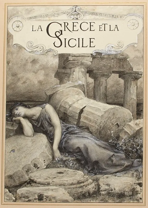 La Crece Et La Sicile 2 by Luc-Olivier Merson - Canvas Print
