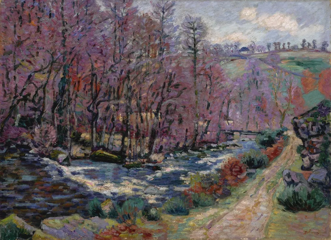 La Creuse by Armand Guillaumin - Canvas Print