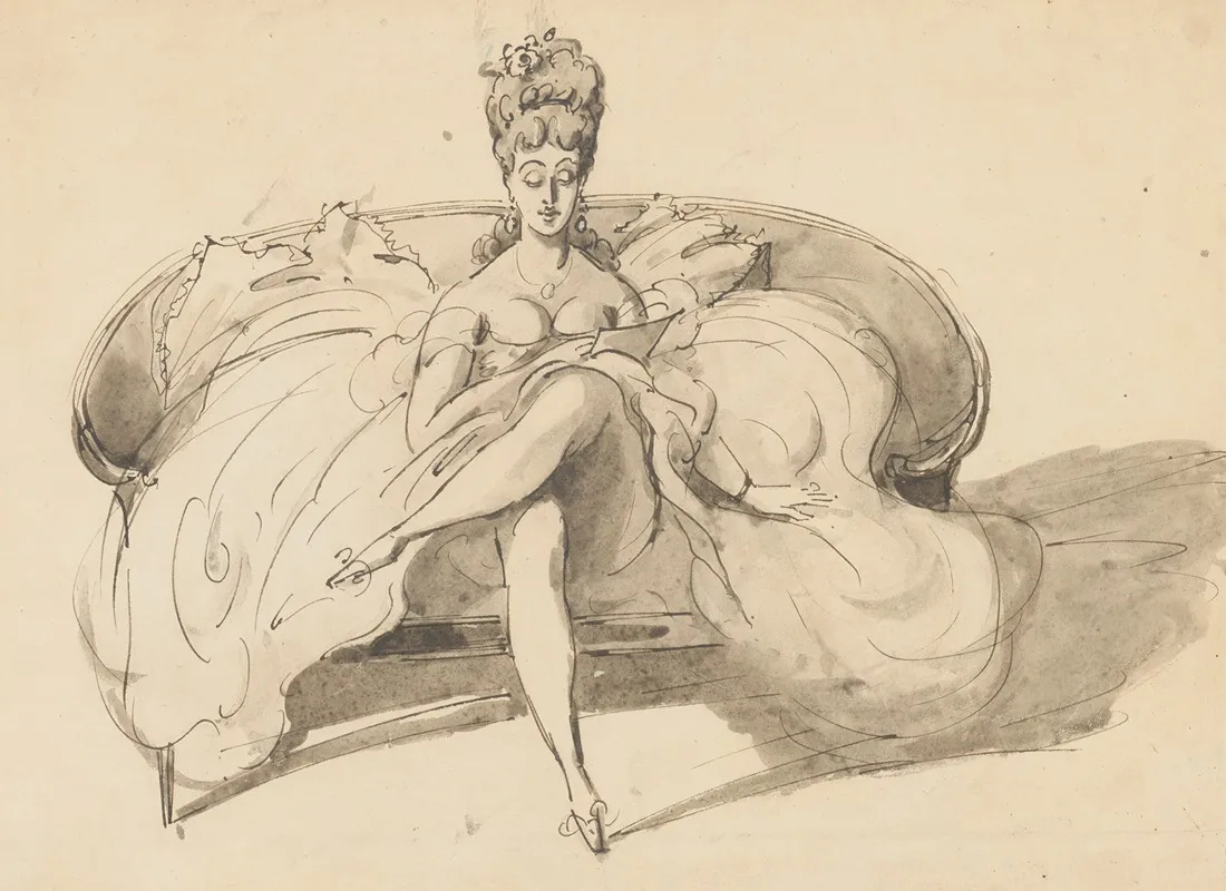La Dame Au Canape