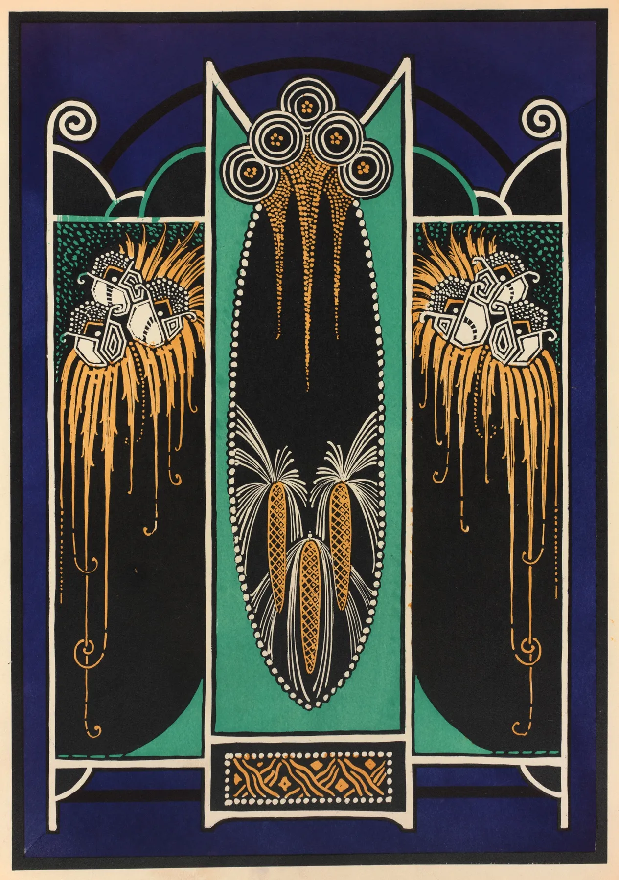 La Decoration Moderne Dans Le Textile Pl 11 by Gaston Charlet - Canvas Print