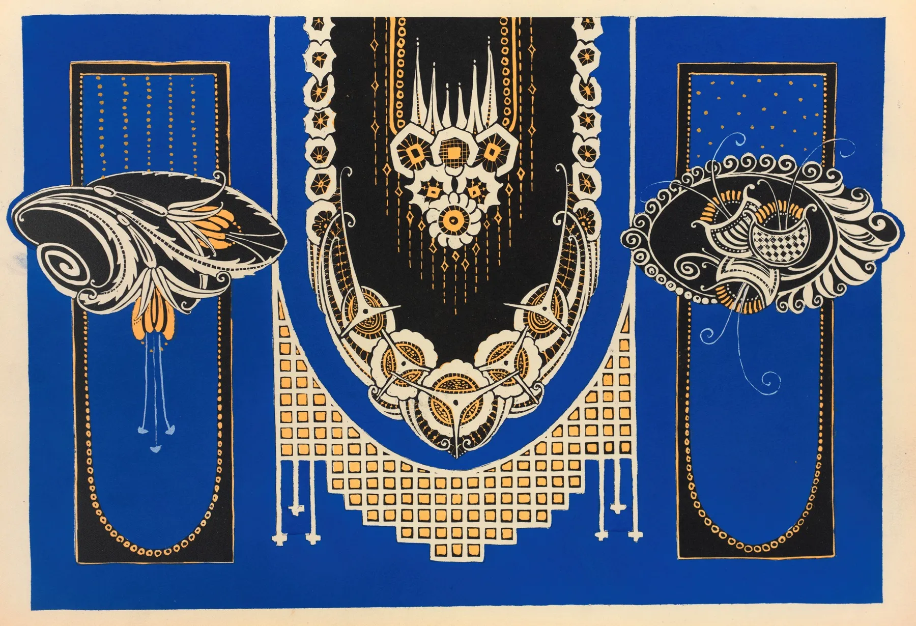La Decoration Moderne Dans Le Textile Pl 15 by Gaston Charlet - Canvas Print