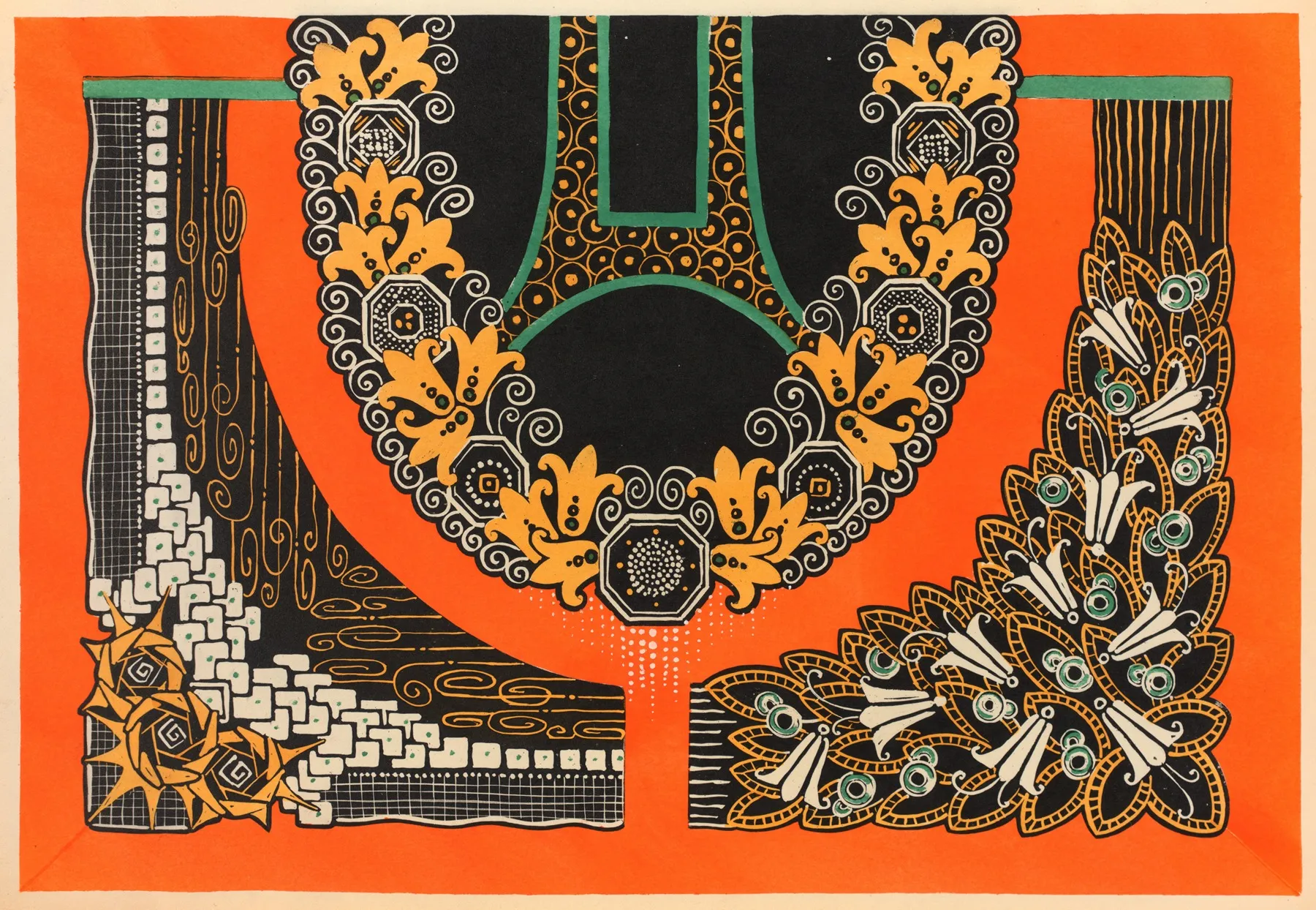 La Decoration Moderne Dans Le Textile Pl 6 by Gaston Charlet - Canvas Print