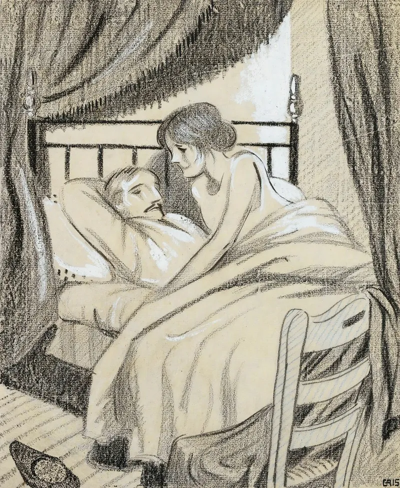 La Derniere Nuit by Juan Gris - Canvas Print