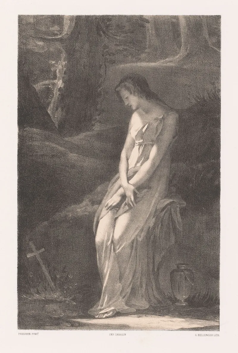 La Douleur by Georges Bellenger - Canvas Print
