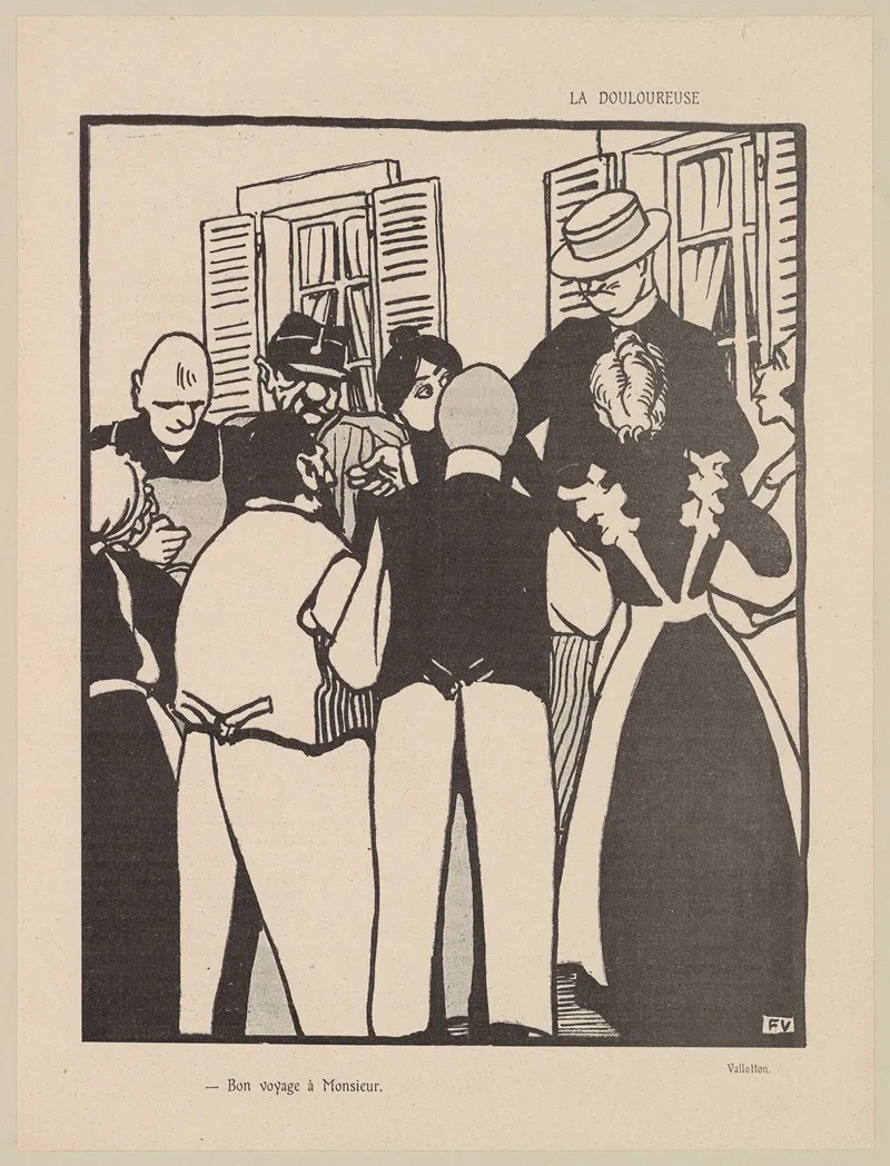 La Douloureuse 2 by Félix Vallotton - Canvas Print