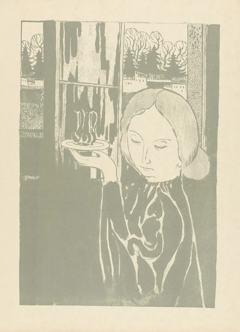 La Femme A Laiguiere by Maurice Denis - Canvas Print