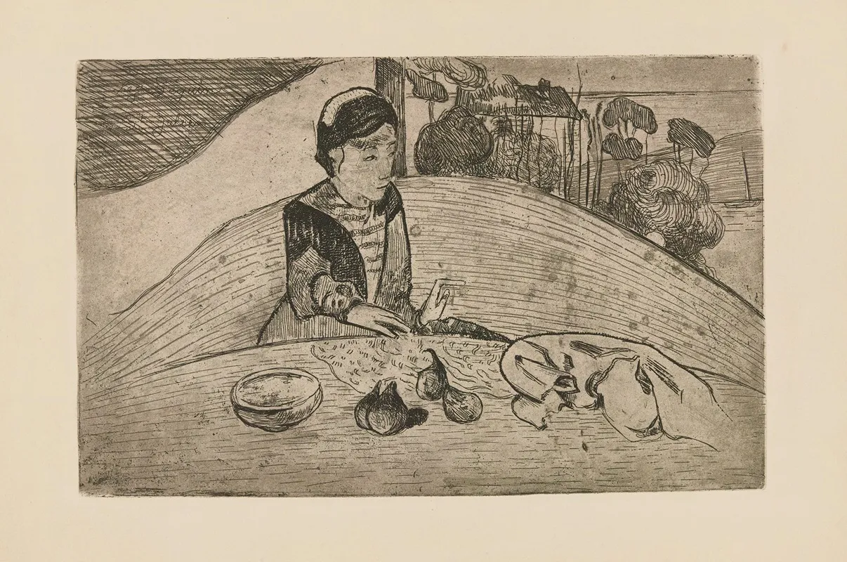 La Femme Aux Figues 2 by Armand Seguin - Canvas Print