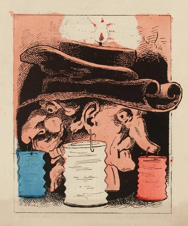 La Fete Nationale Du 30 Juin by André Gill - Canvas Print