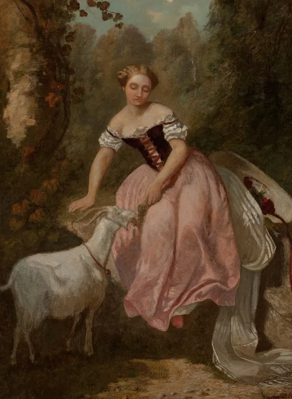 La Fillette A La Chevre