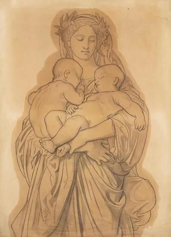 La Foi by William Bouguereau - Canvas Print