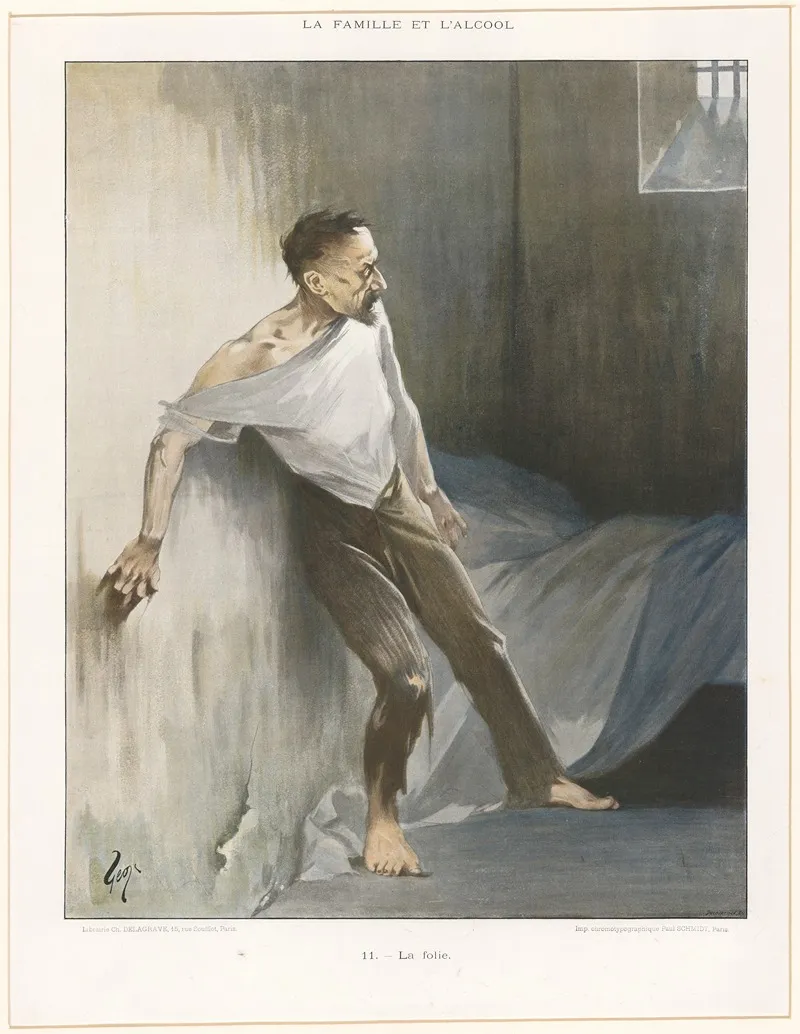 La Folie by Jean Geoffroy - Canvas Print