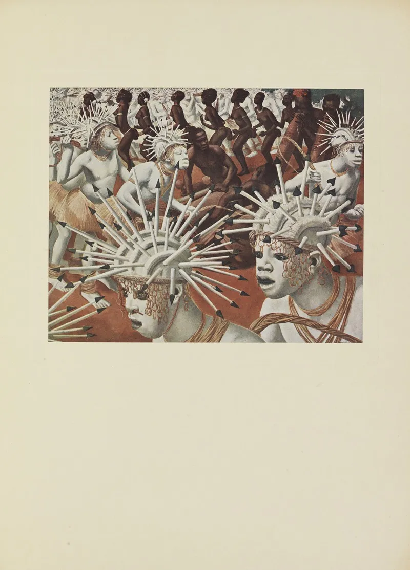 La Ganza Bambili by Alexandre Jacovleff - Canvas Print