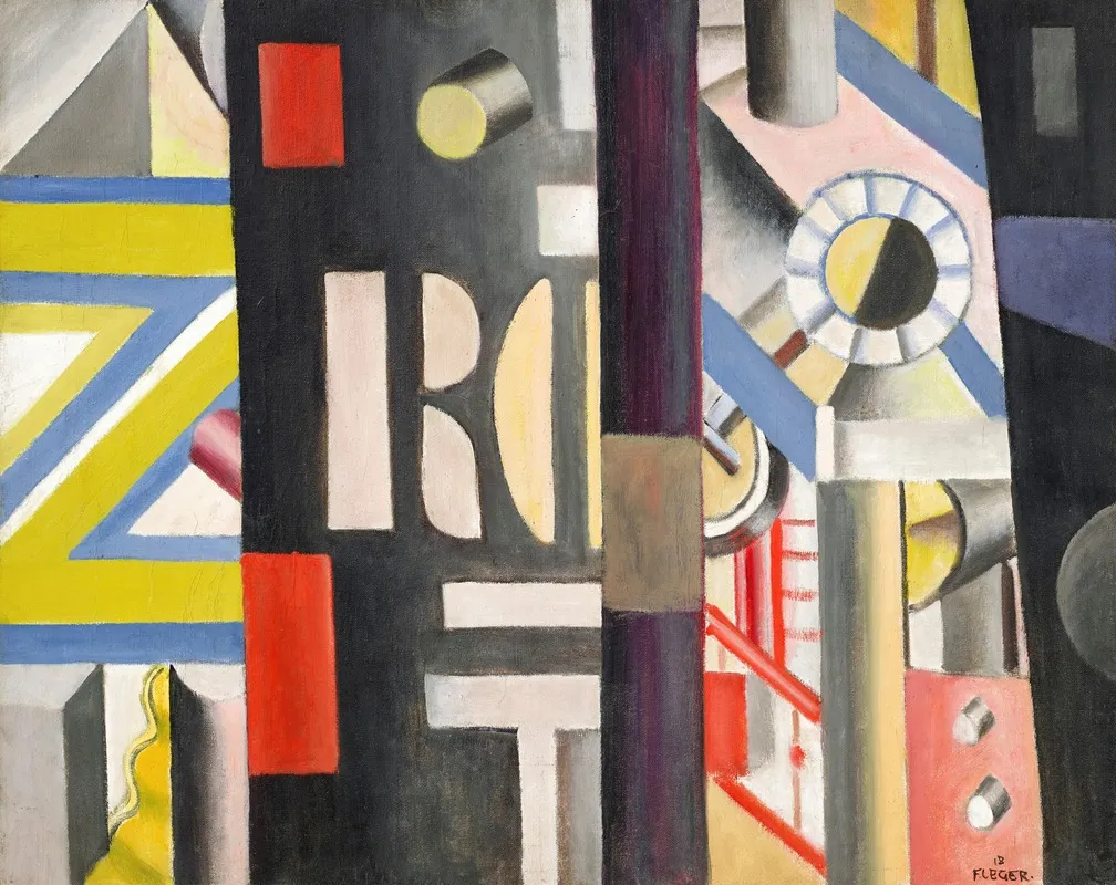 La Gare 5 by Fernand Léger - Canvas Print