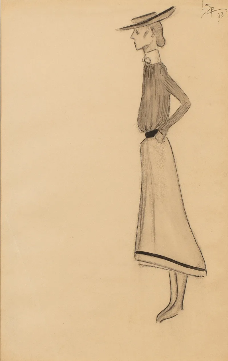 La Gouvernante by Léon Spilliaert - Canvas Print