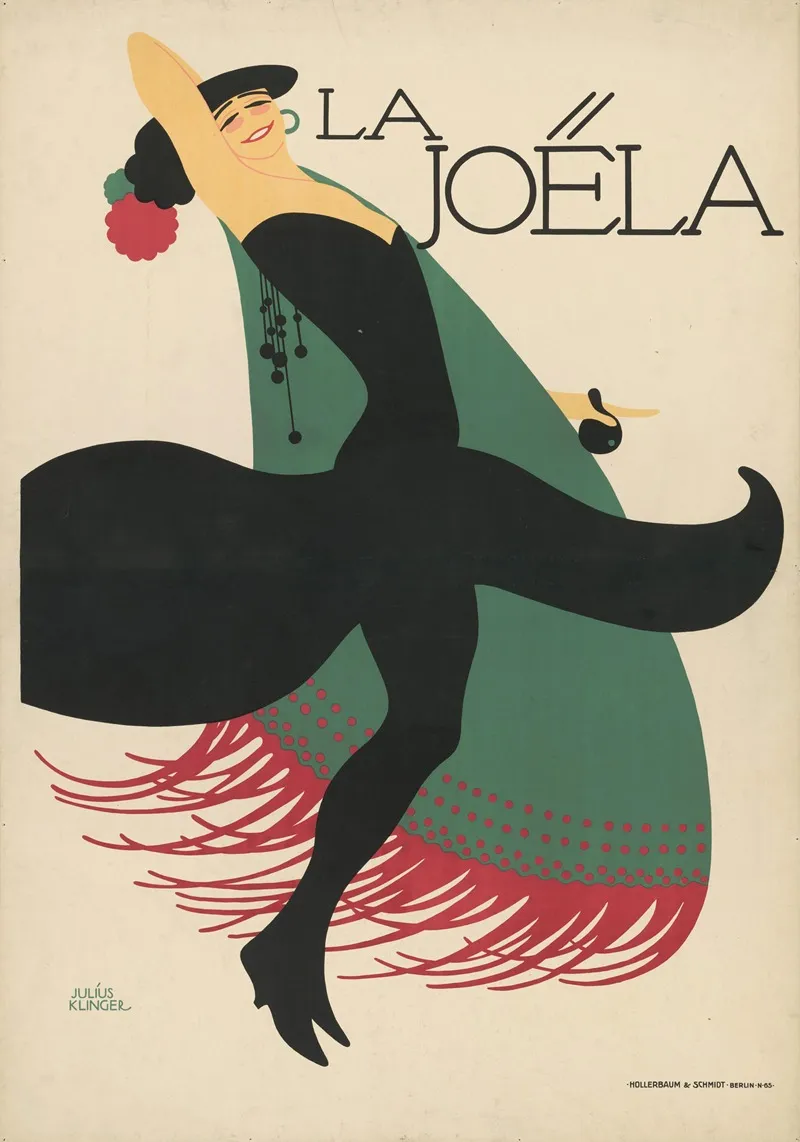 La Joela by Julius Klinger - Canvas Print