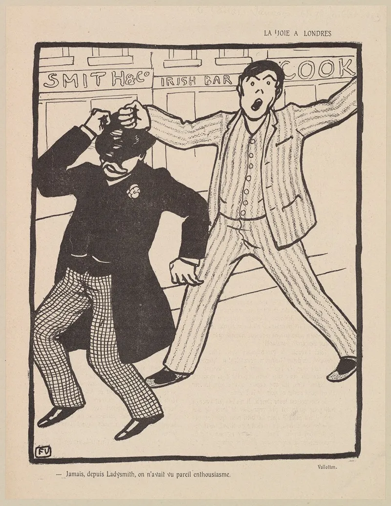 La Joie A Londres by Félix Vallotton - Canvas Print