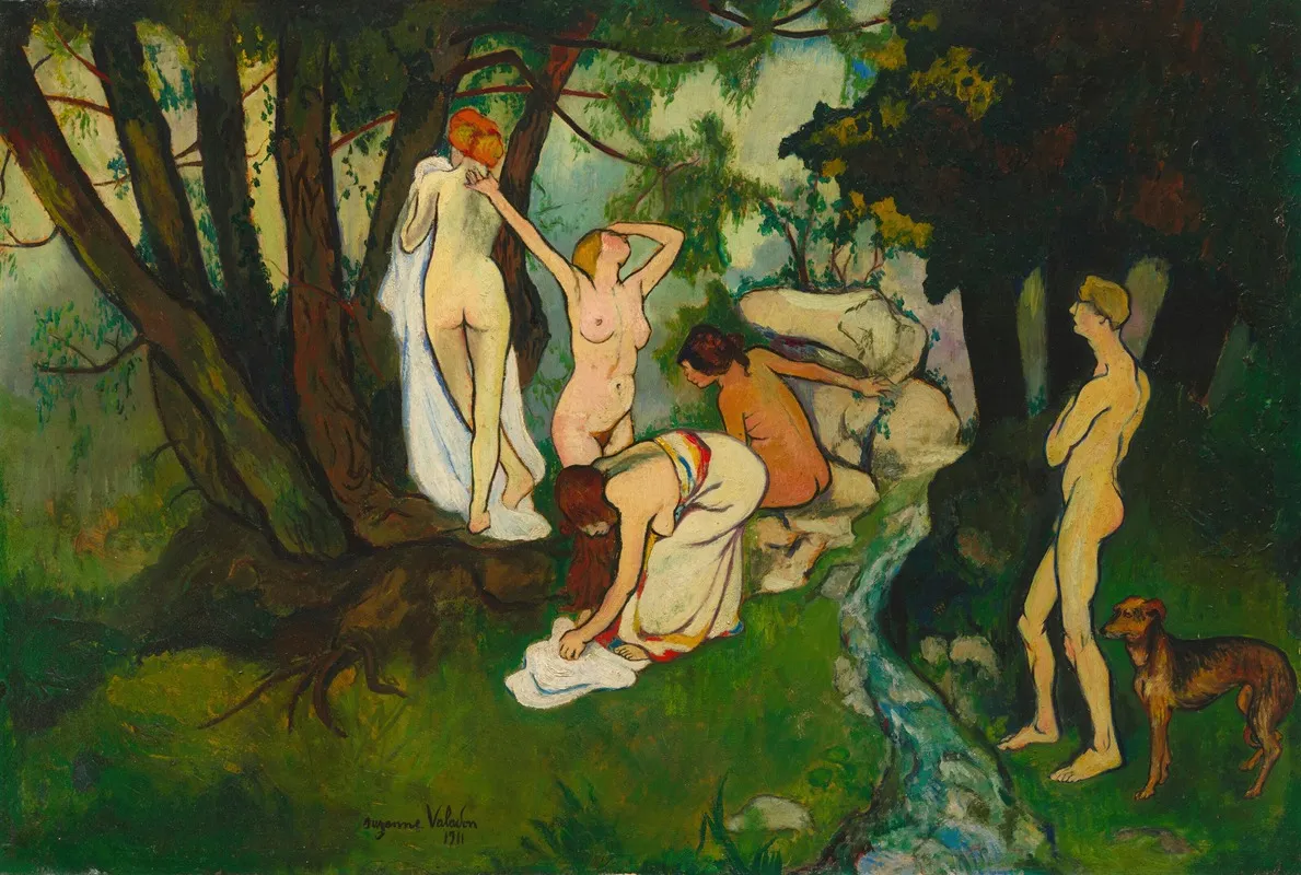 La Joie De Vivre 2 by Suzanne Valadon - Canvas Print