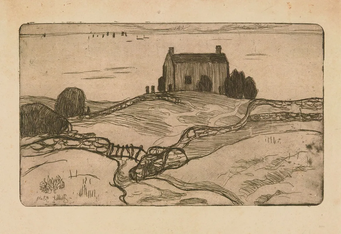 La Maison Du Pendu 2 by Armand Seguin - Canvas Print