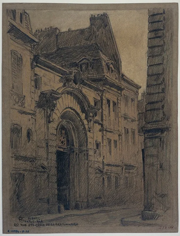 La Maison No 20 Rue Sainte Croix De La Bretonnerie