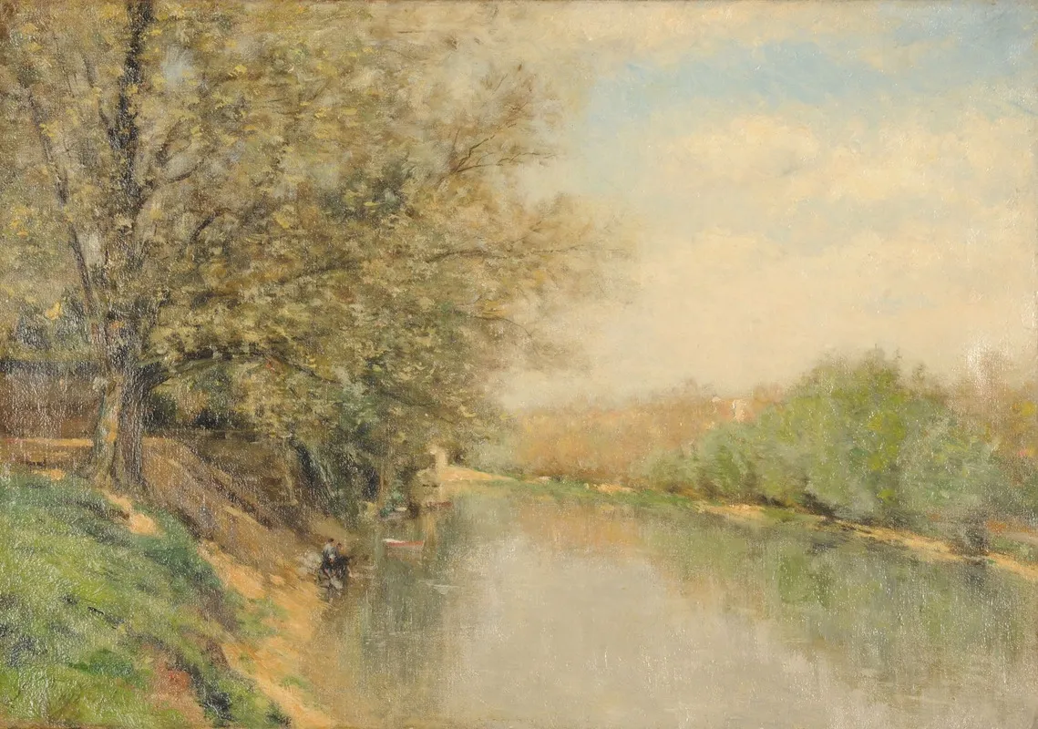 La Marne A Charenton by Stanislas Lépine - Canvas Print